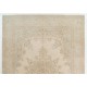 One-of-a-Kind Fine Vintage Hereke Wool Rug in Soft Beige & Mint Green One-of-a-Kind Fine Vintage Hereke Wool Rug in Soft Beige & Mint Green
