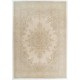 One-of-a-Kind Fine Vintage Hereke Wool Rug in Soft Beige & Mint Green One-of-a-Kind Fine Vintage Hereke Wool Rug in Soft Beige & Mint Green