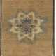 Handmade Anatolian Oushak Accent Rug in Muted Colors. Small Vintage Cushion or Seat Cover