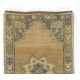 Vintage Handmade Turkish Village Accent Rug (Cushion or Seat Cover, Doormat)