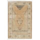 Handmade Turkish Village Accent Rug (Cushion or Seat Cover, Doormat)