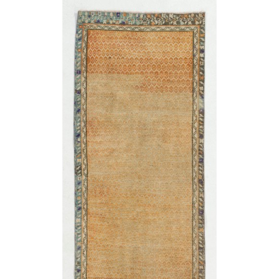 Handmade Vintage Central Anatolian Runner Rug. Great for Modern Home & Office Handmade Vintage Central Anatolian Runner Rug. Great for Modern Home & Office