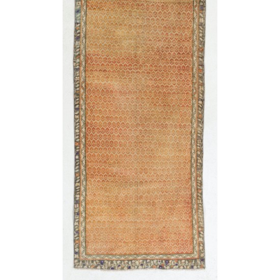 Handmade Vintage Central Anatolian Runner Rug. Great for Modern Home & Office Handmade Vintage Central Anatolian Runner Rug. Great for Modern Home & Office