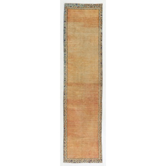 Handmade Vintage Central Anatolian Runner Rug. Great for Modern Home & Office Handmade Vintage Central Anatolian Runner Rug. Great for Modern Home & Office