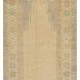 Faded Vintage Prayer Rug. Handmade Central Anatolian Rug in Neutral Colors