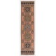 Vintage Turkish Oushak Runner Rug. Handmade Rug for Hallway