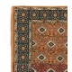 Mid-Century Handmade Central Anatolian Area Rug with Geometric Design. Vintage Wool Carpet