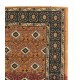 Mid-Century Handmade Central Anatolian Area Rug with Geometric Design. Vintage Wool Carpet