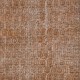 Distressed Vintage Handmade Turkish Area Rug, Modern Dark Orange Accent Rug