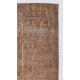 Distressed Vintage Handmade Turkish Area Rug for Modern Interiros Distressed Vintage Handmade Turkish Area Rug for Modern Interiros