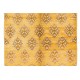Vintage Handmade Karapinar Area Rug in Butterscotch Yellow Color