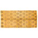 Vintage Handmade Karapinar Area Rug in Butterscotch Yellow Color