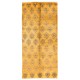 Vintage Handmade Karapinar Area Rug in Butterscotch Yellow Color