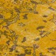 Vintage Turkish Rug Over-dyed in Yellow Color with Medallion Design Vintage Turkish Rug Over-dyed in Yellow Color with Medallion Design